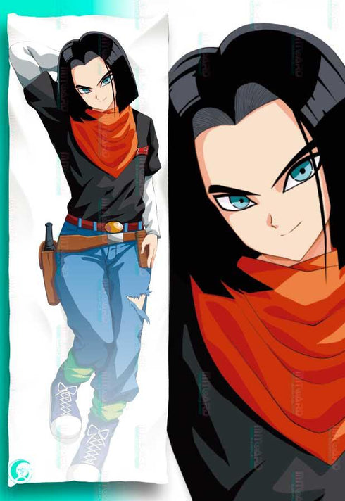 Android 17 v2 Dakimakura Body pillow case
